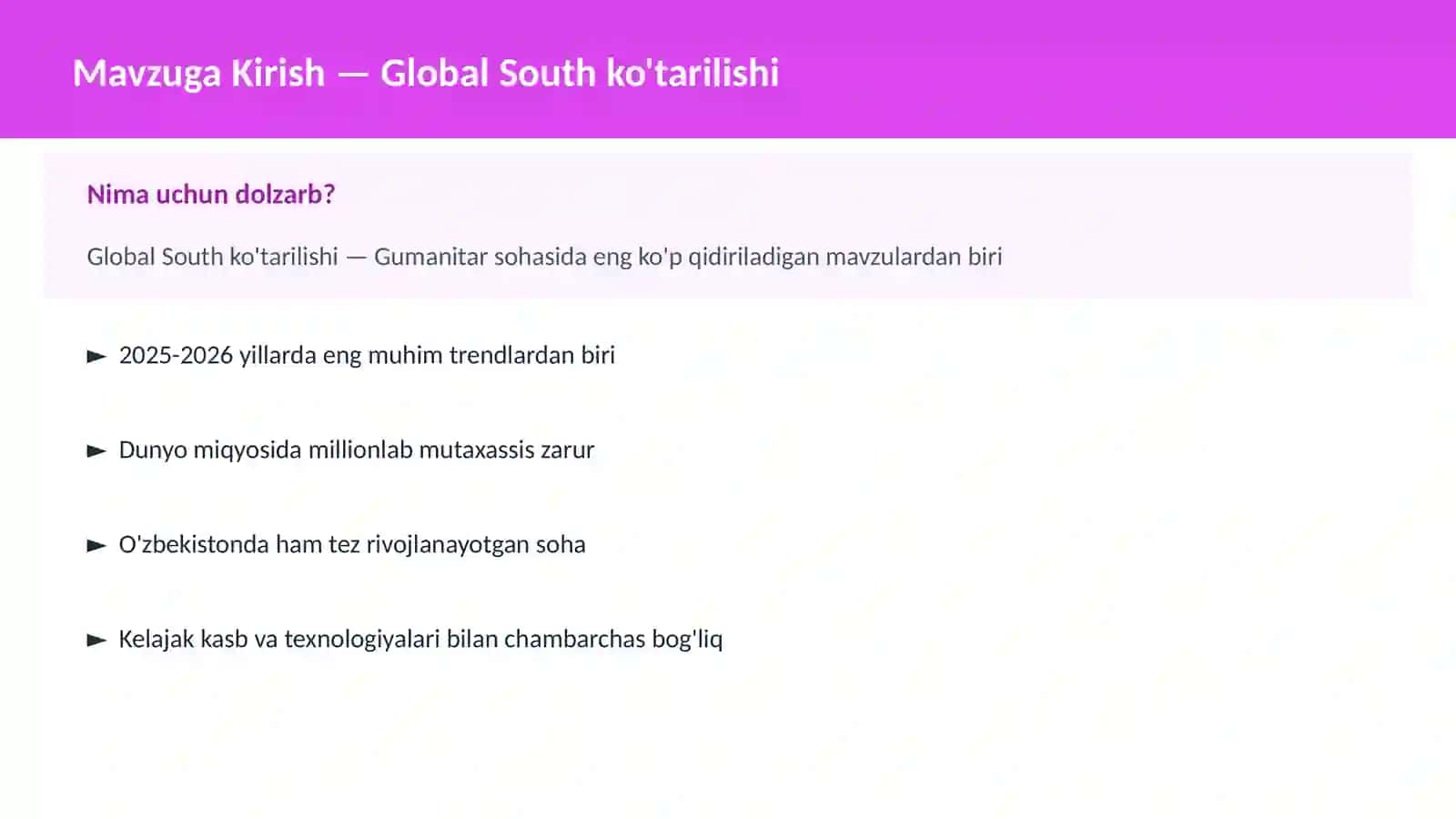 Global South ko'tarilishi 2