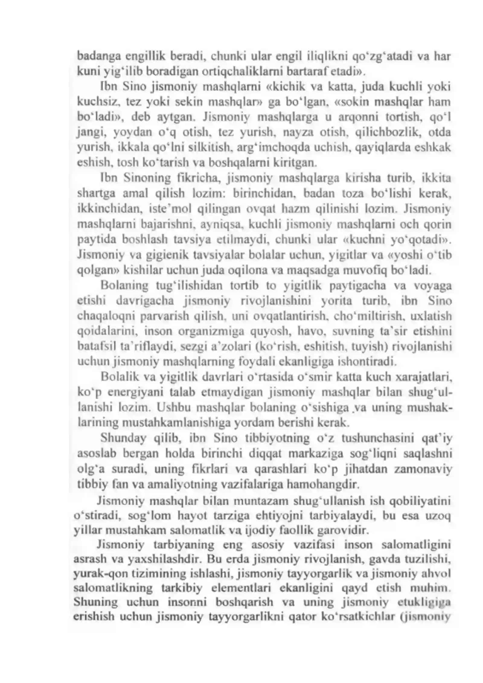 Salomatlikni yaxshilash bo’yicha mashg’ulotlarni ratsional tashkil etish va uning ilmiy asoslaangan vositalari 2