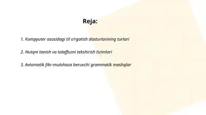 Kompyuter oʻqitish dasturlari 2