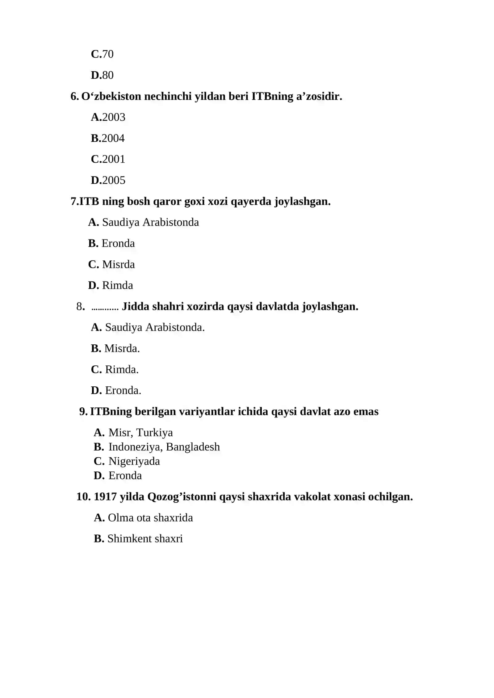 Islom taraqqiyot banki (ITB) 2
