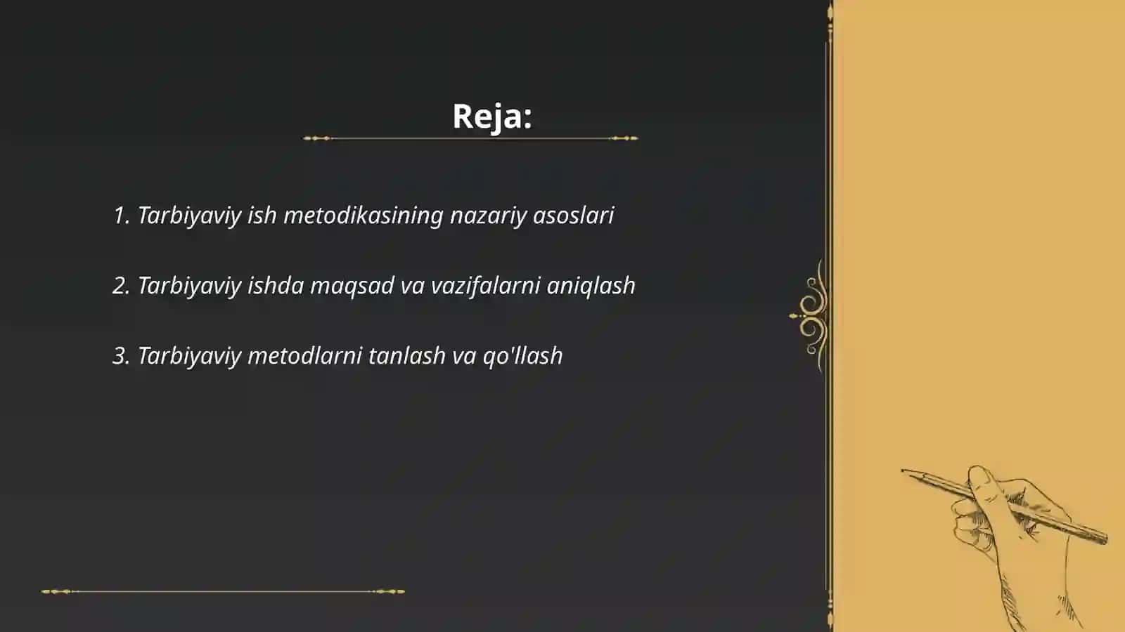 Tarbiyaviy ish metodikasi fan sifatida 2