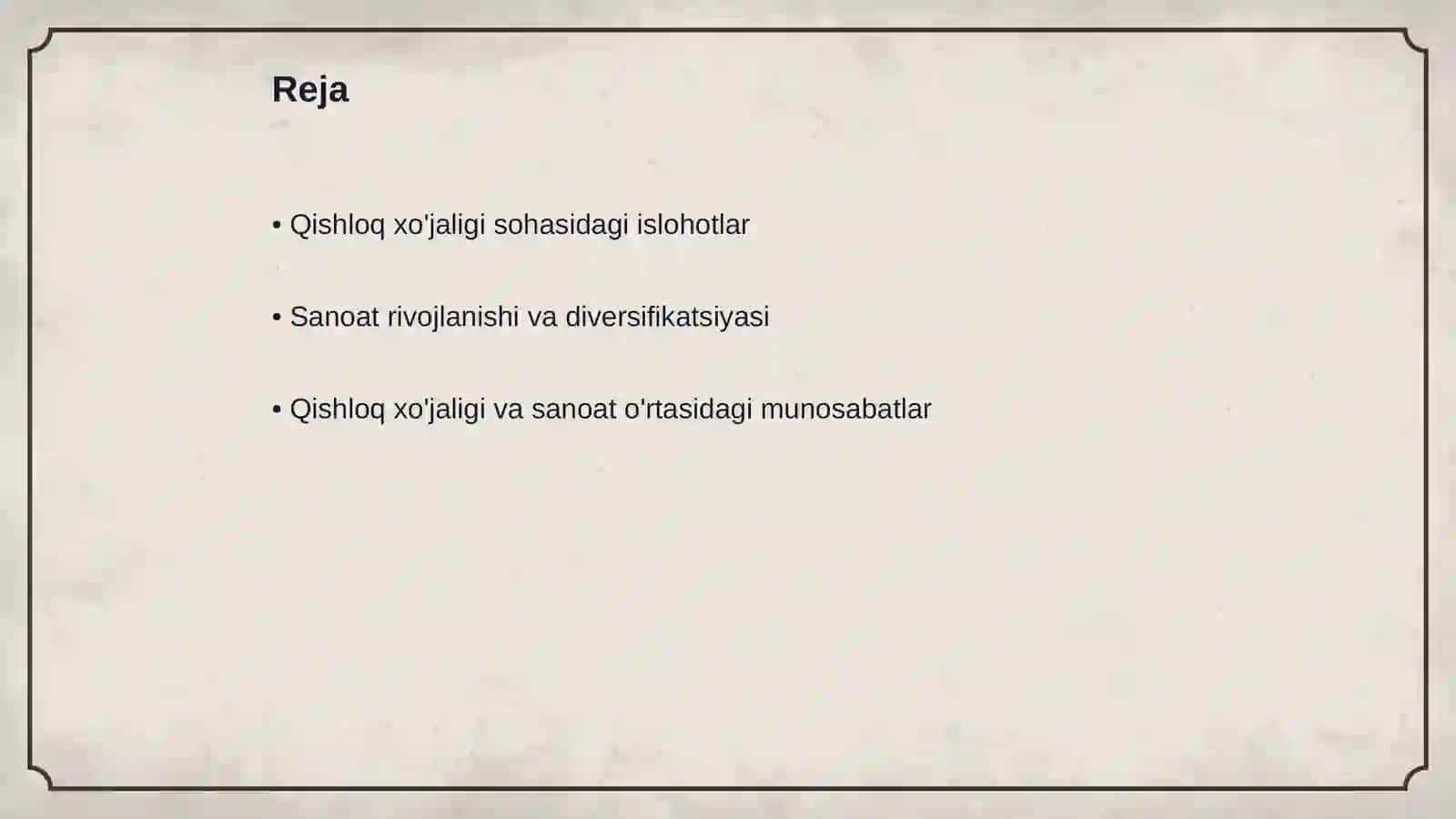 Mustaqillik yillarida qishloq xo'jaligi va sanoat sohasidagi o'zgarishlar 2