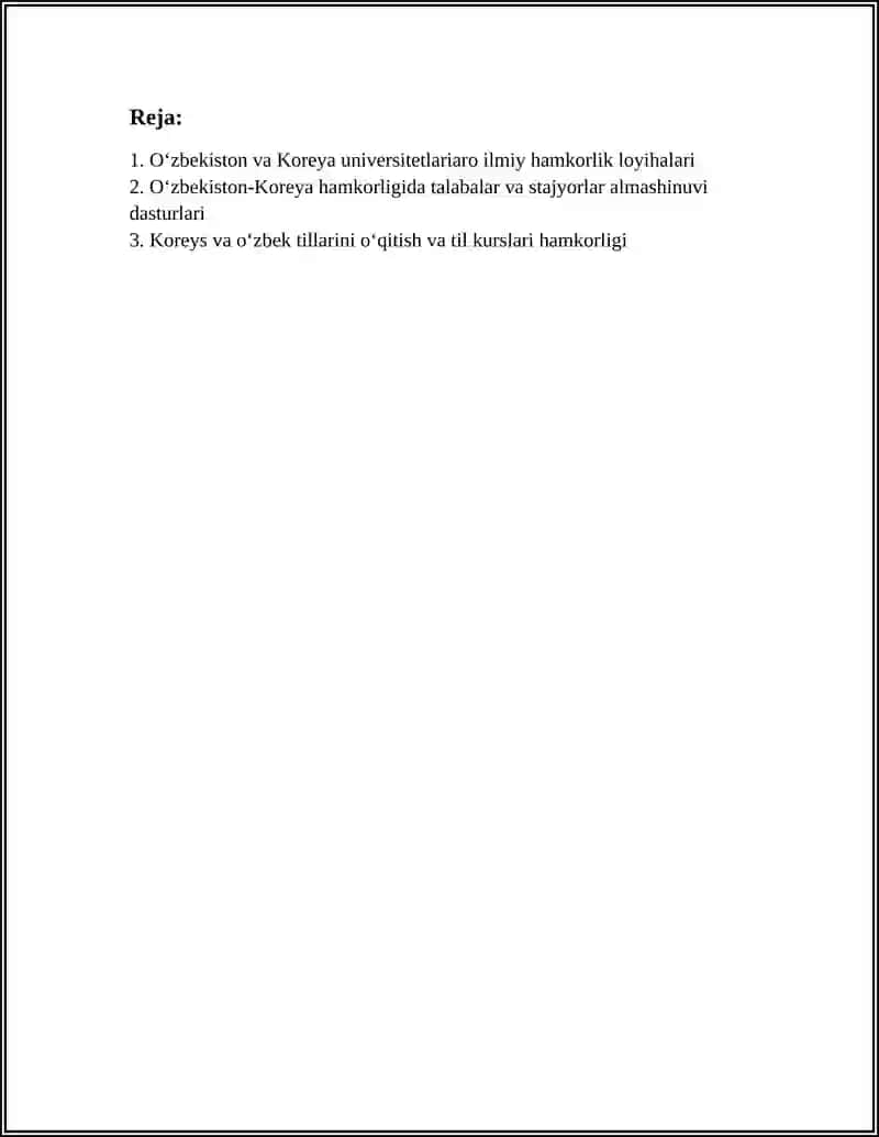 ÒZBEKUSTON-KOREYA ILMIY VA MADANIY ALOQALAR 2