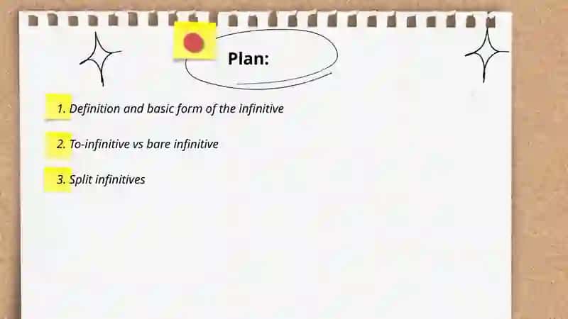 Infinitive 2
