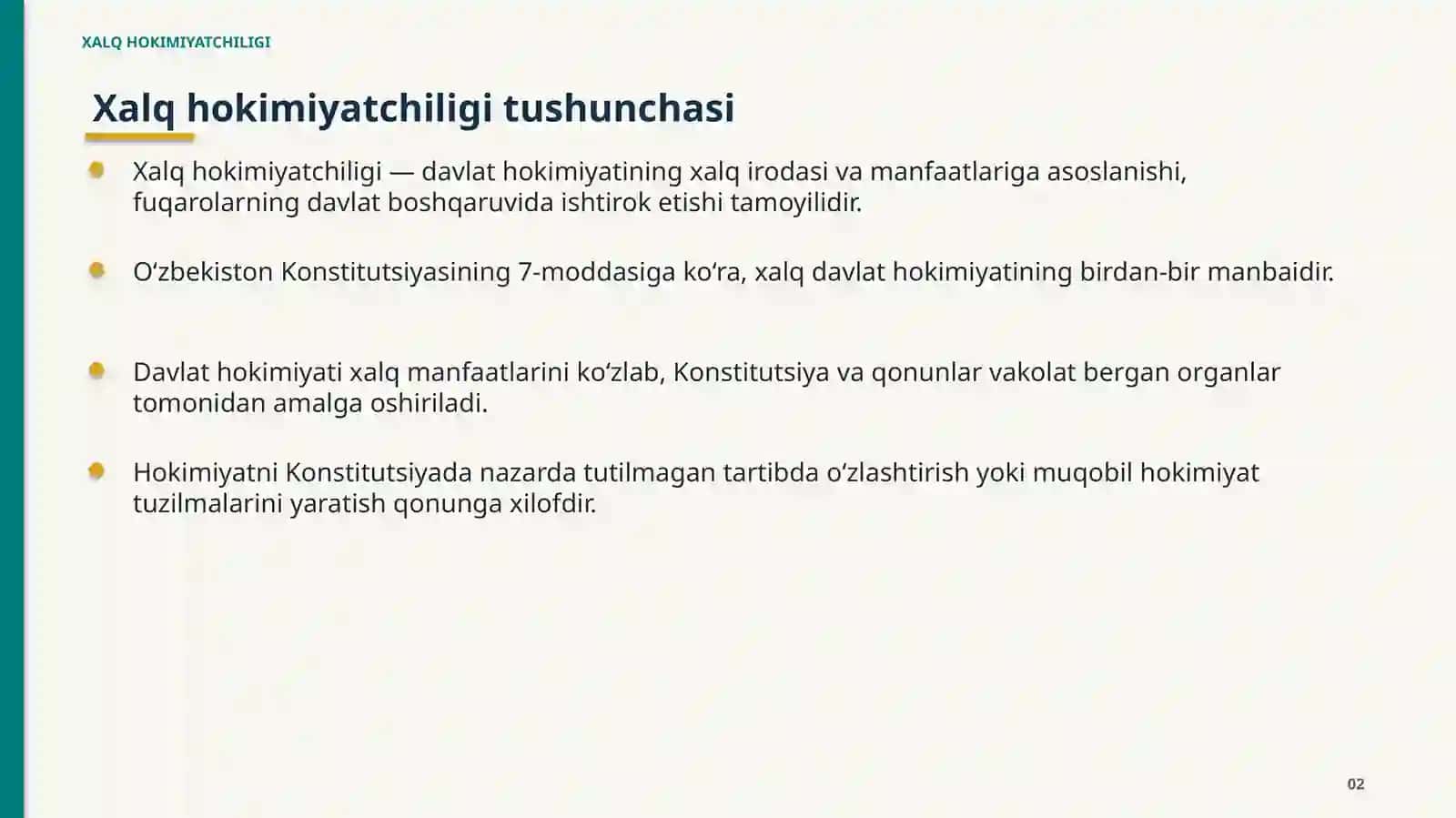 XALQ HOKIMIYATCHILIGI 2