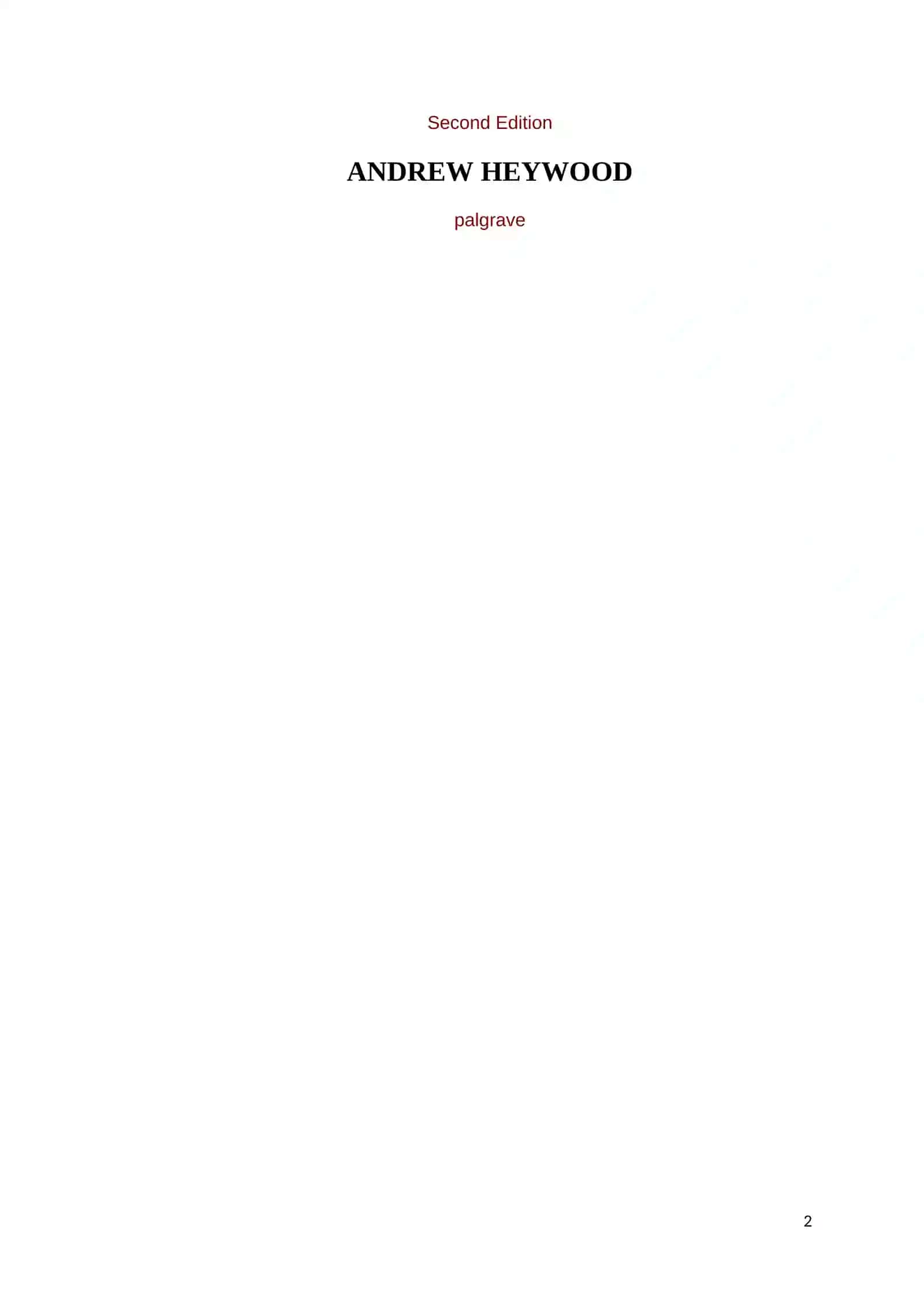 ПОЛИТОЛОГИЯ 2