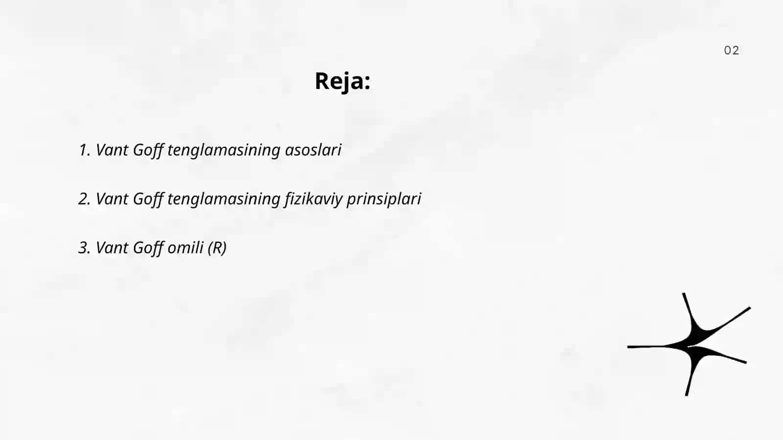 Vant Goff tenglamasi 2