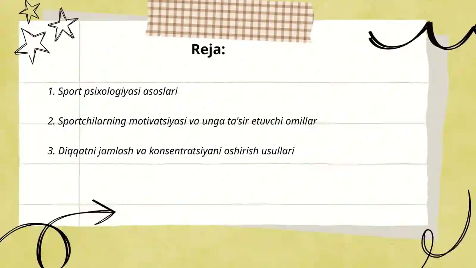 Sport psixoʻloʻgiyasining rivojlantirish yoʻllari 2