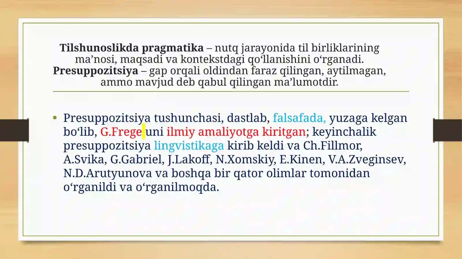 PRAGMATIK PRESUPPOZITSIYA HODISASI 2