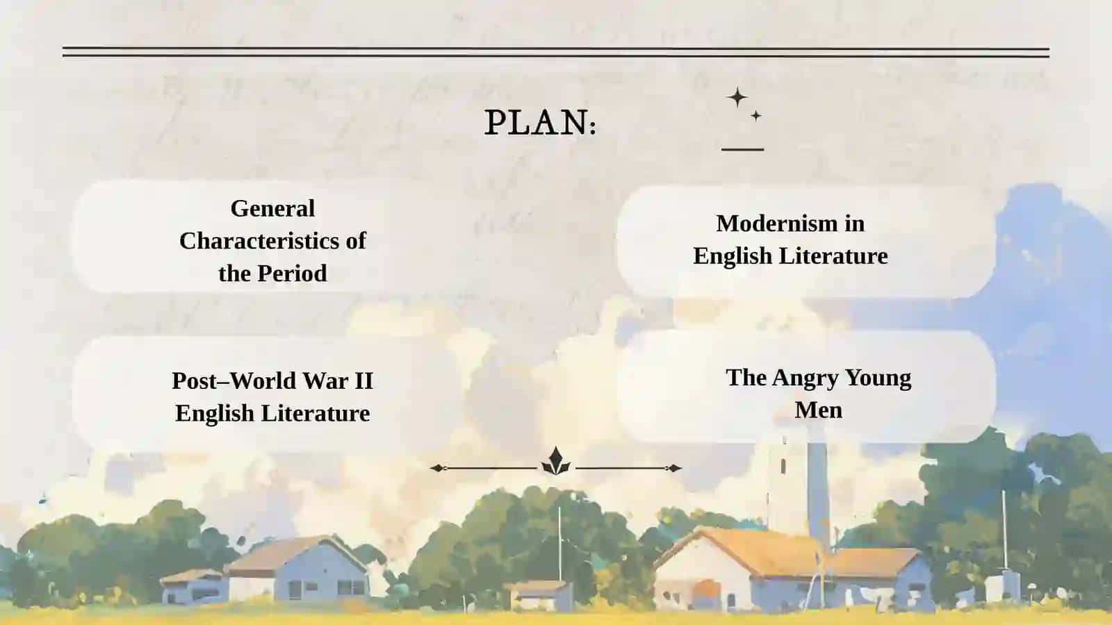 XX -XXI century literature in England 2