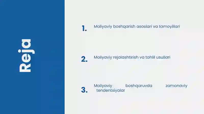 Moliyani boshqarish 2
