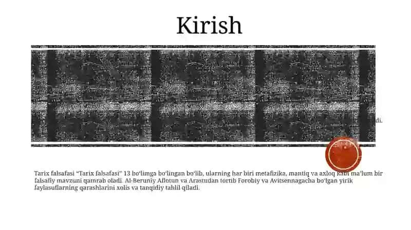 Beruniy. Tarix Falsafasi 2