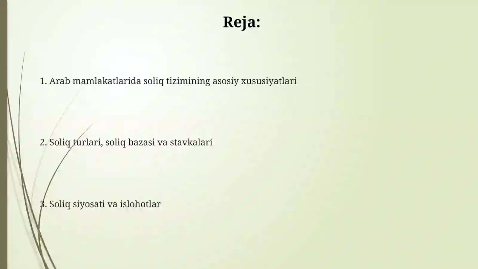Arabdavlatlarida soliq tizimi 2