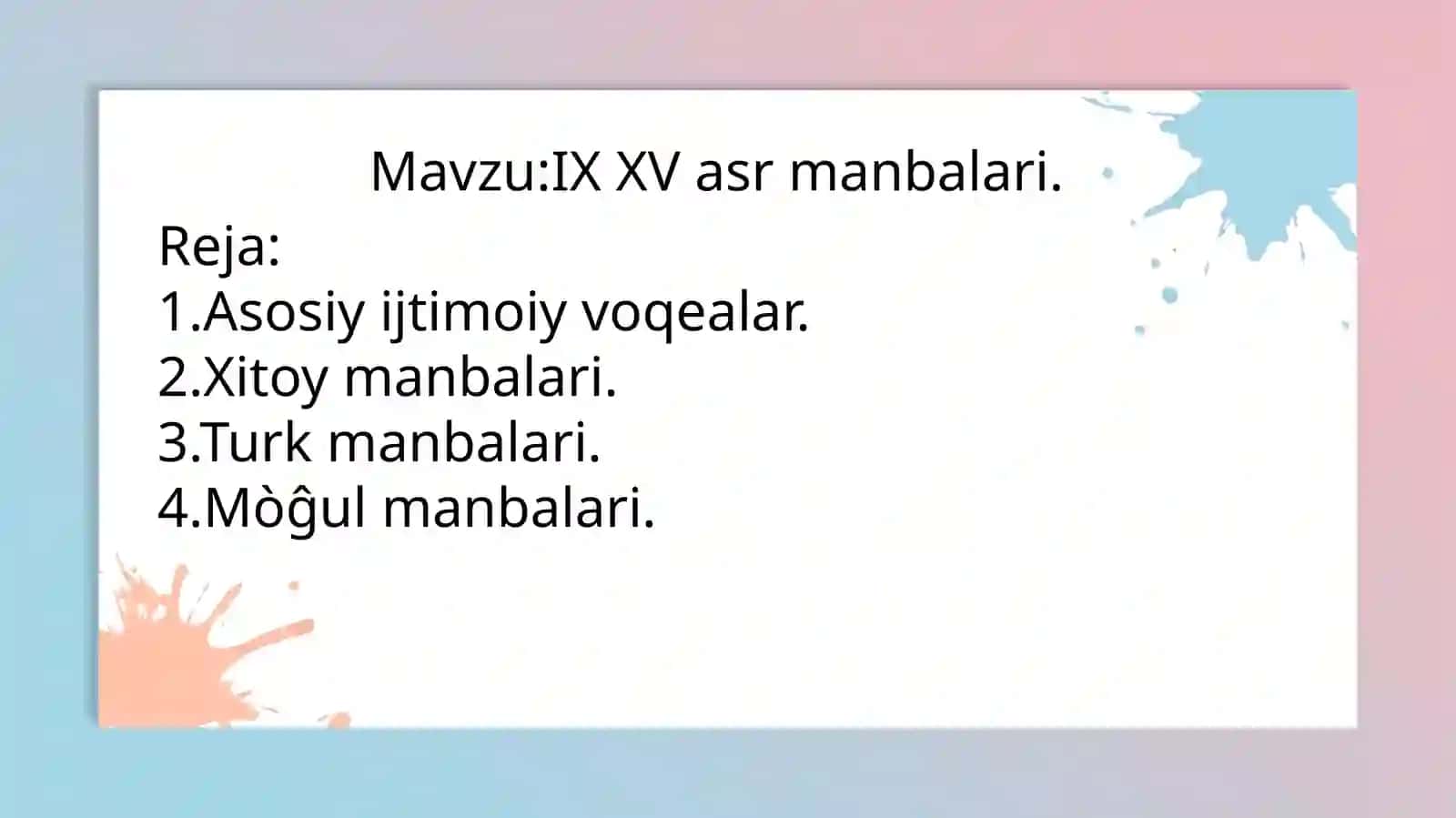 IXX asr manbalari 2