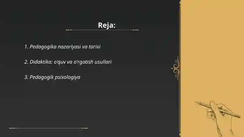 Pedagogika mutaxasisligi 2