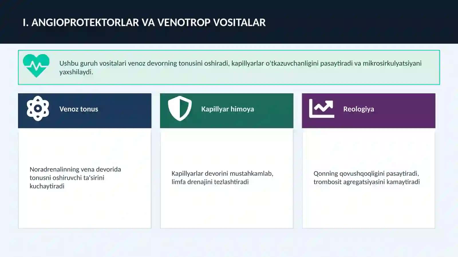 ANGIOPROTEKTORLAR VA VENOTROP VOSITALAR 2