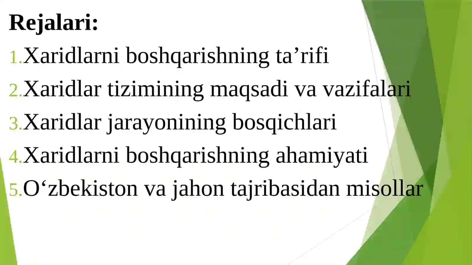 Xaridlarniboshqarish vа global manbalar 2