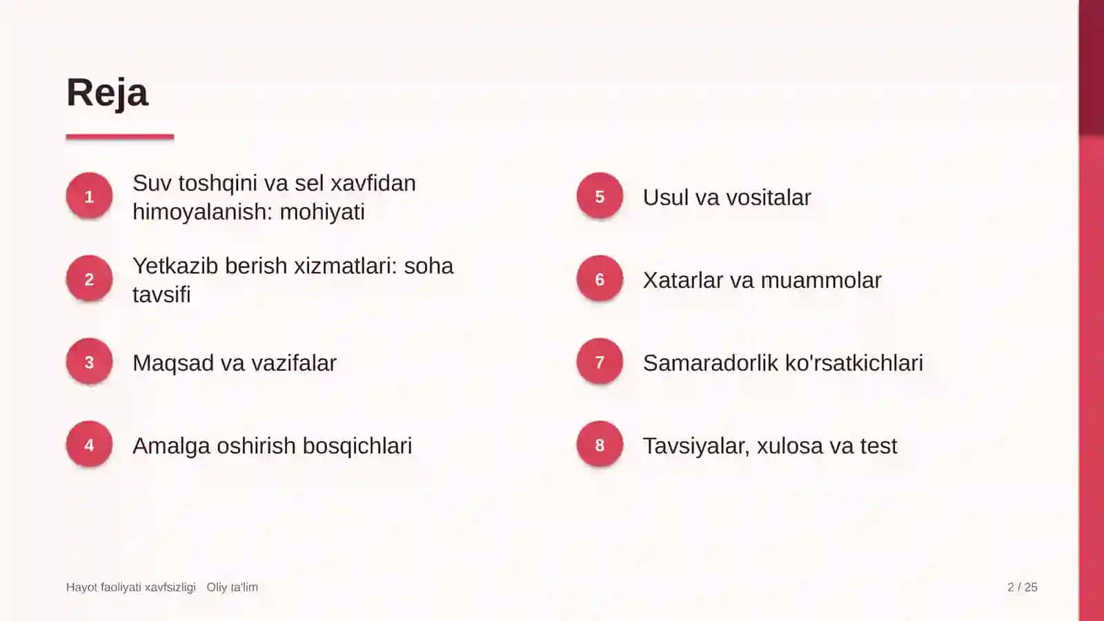 yetkazib berish xizmatlarida suv toshqini va sel xavfidan himoyalanish 2619 2