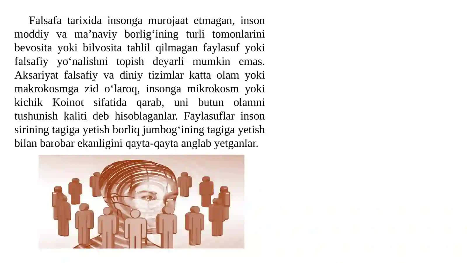 Inson falsafasi (Falsafiy antropologiya) 2