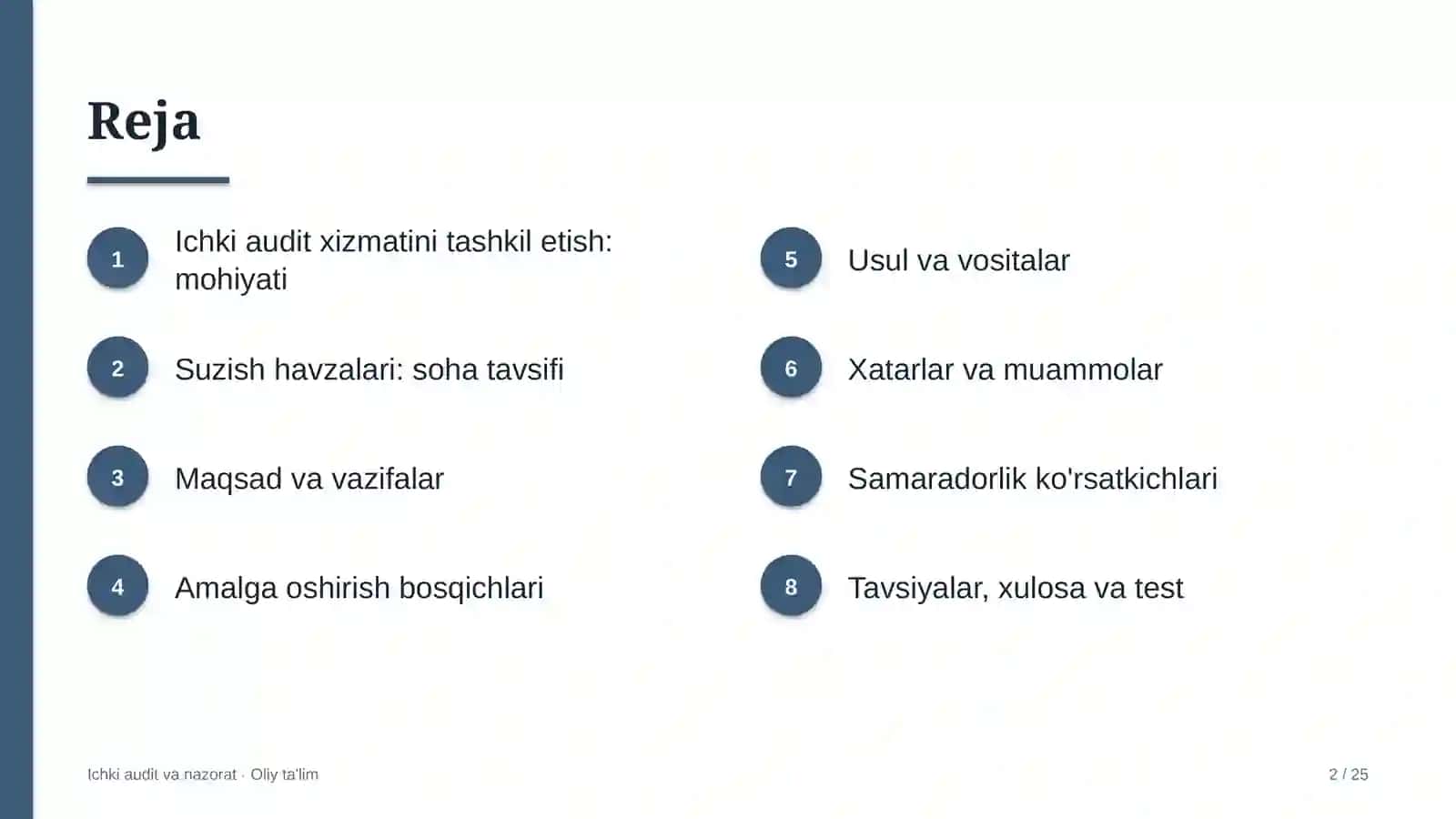 suzish havzalarida ichki audit xizmatini tashkil etish 4565 2