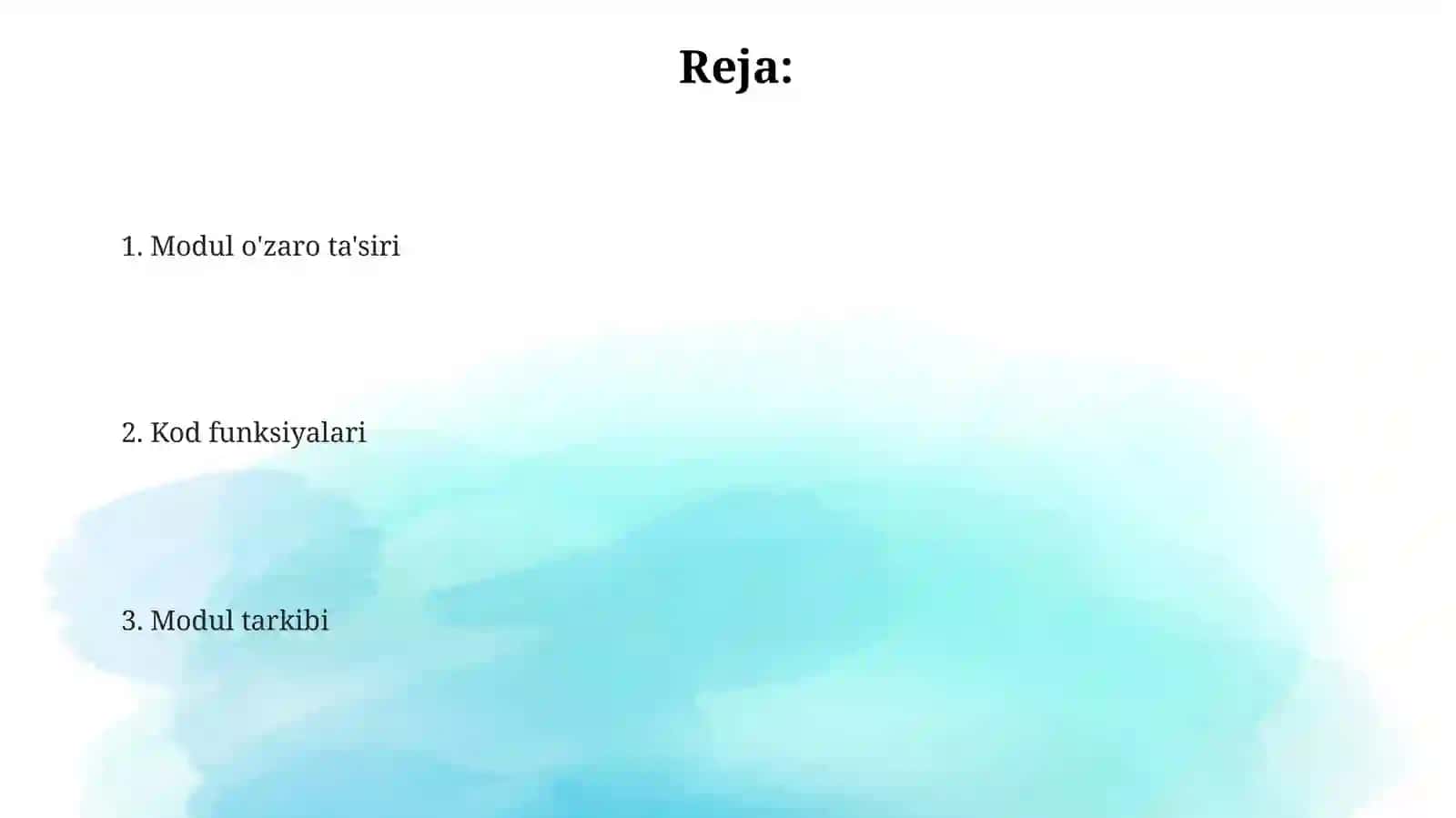 2-modda.Kodeksningvazifalari 2