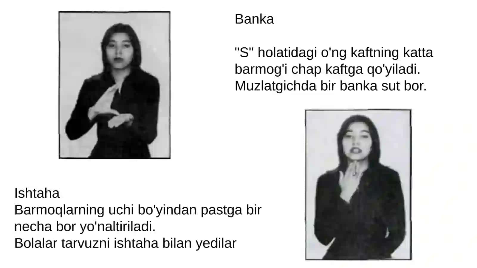 oziq ovqatlar imo ishora da 2