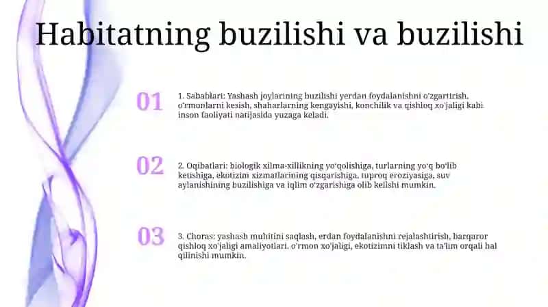 Bioxilma Xillikni Kamayib Ketish Sabablari Va Oqibatlari 2
