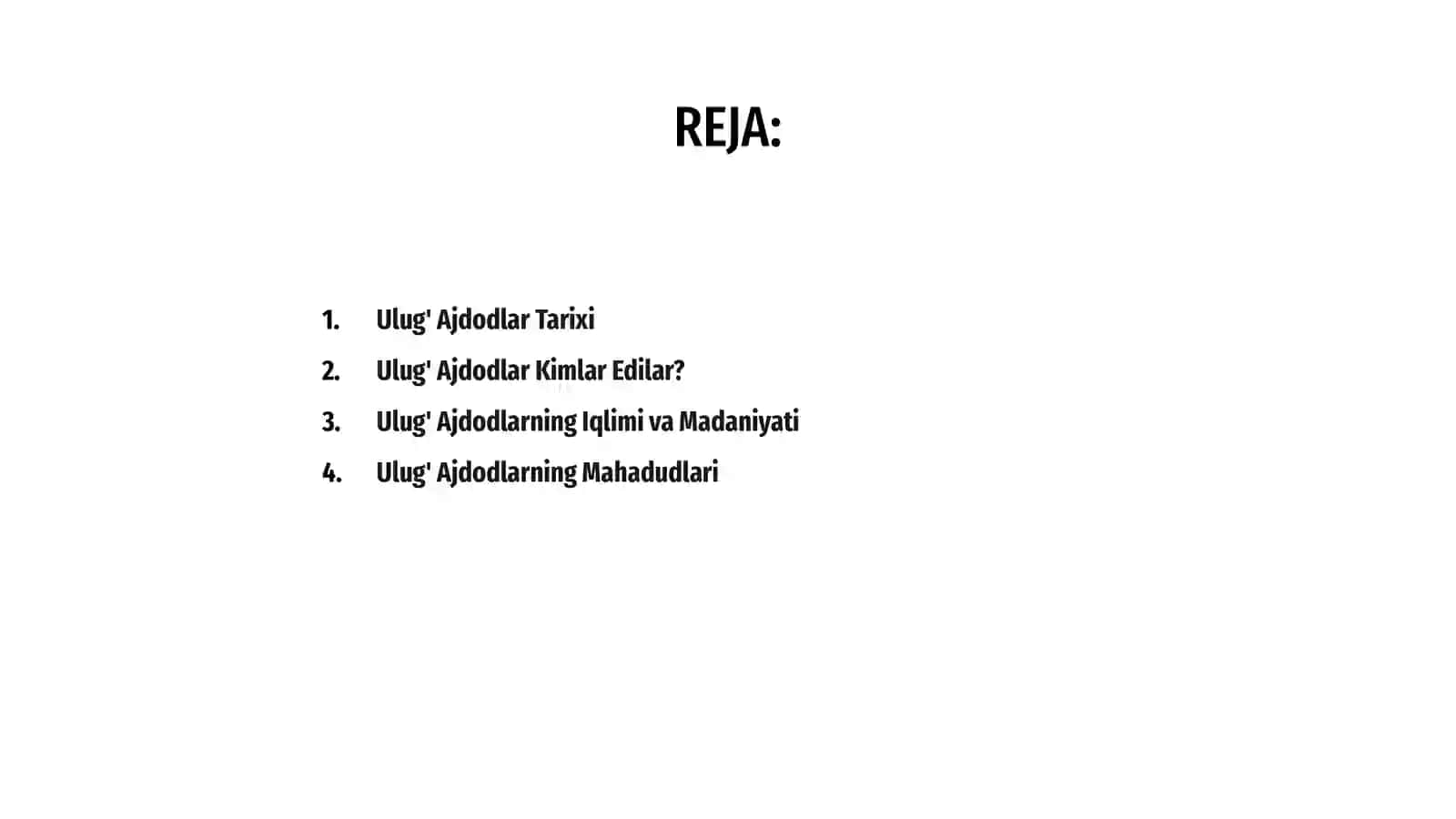 Ulug' Ajdodlar Tarixi 2