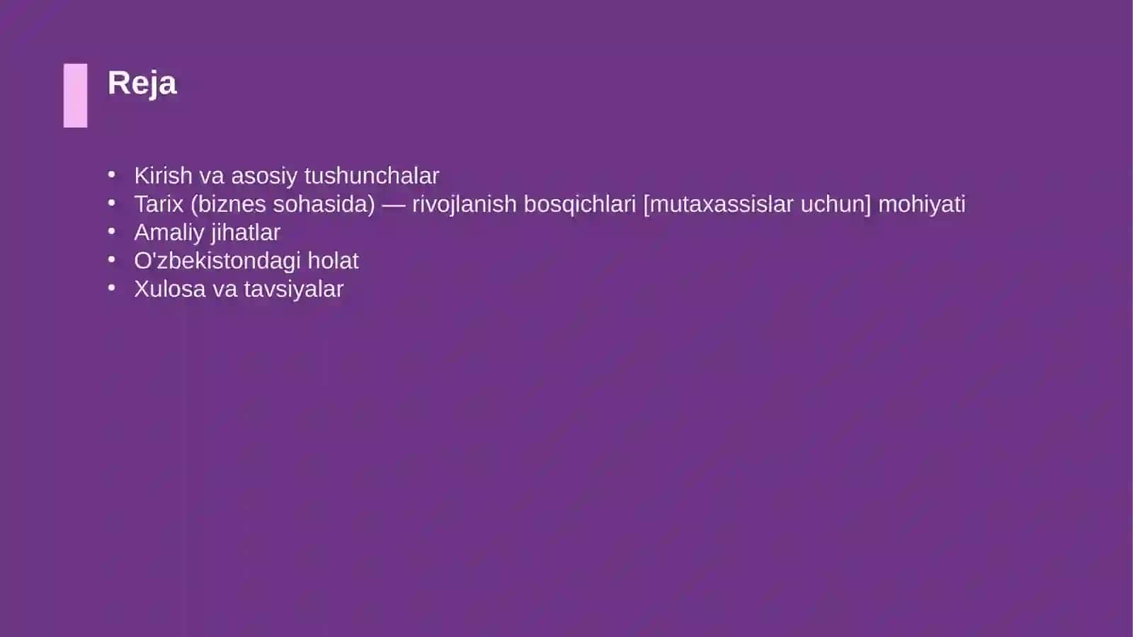 Tarix (biznes sohasida) — rivojlanish bosqichlari [mutaxassislar uchun] 2