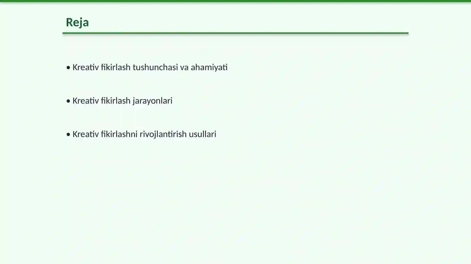 Kreativ fikirlash va uni rivojlantirish yollari 2