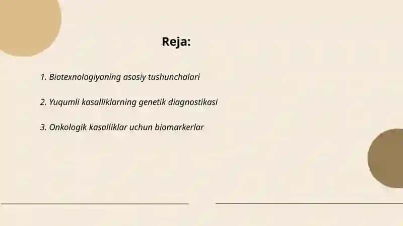 Biotexnologiyada yuqumli va onkologik kasalliklarni diagnostika qilish va davolash 2