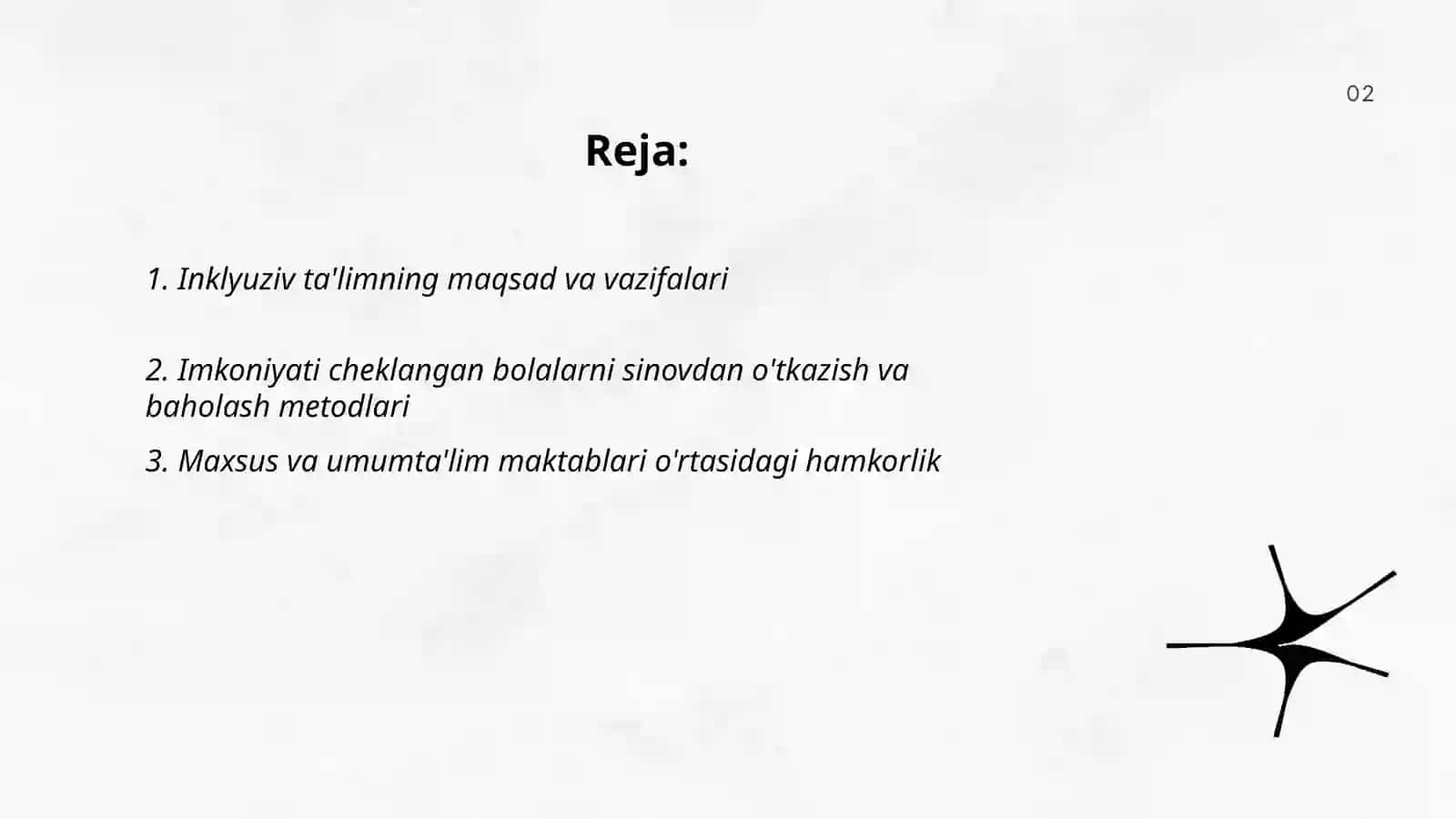 Imkoniyati cheklangan bolalarni inklyuziv ta'lim va tarbiyalash konsepsiyasi 2