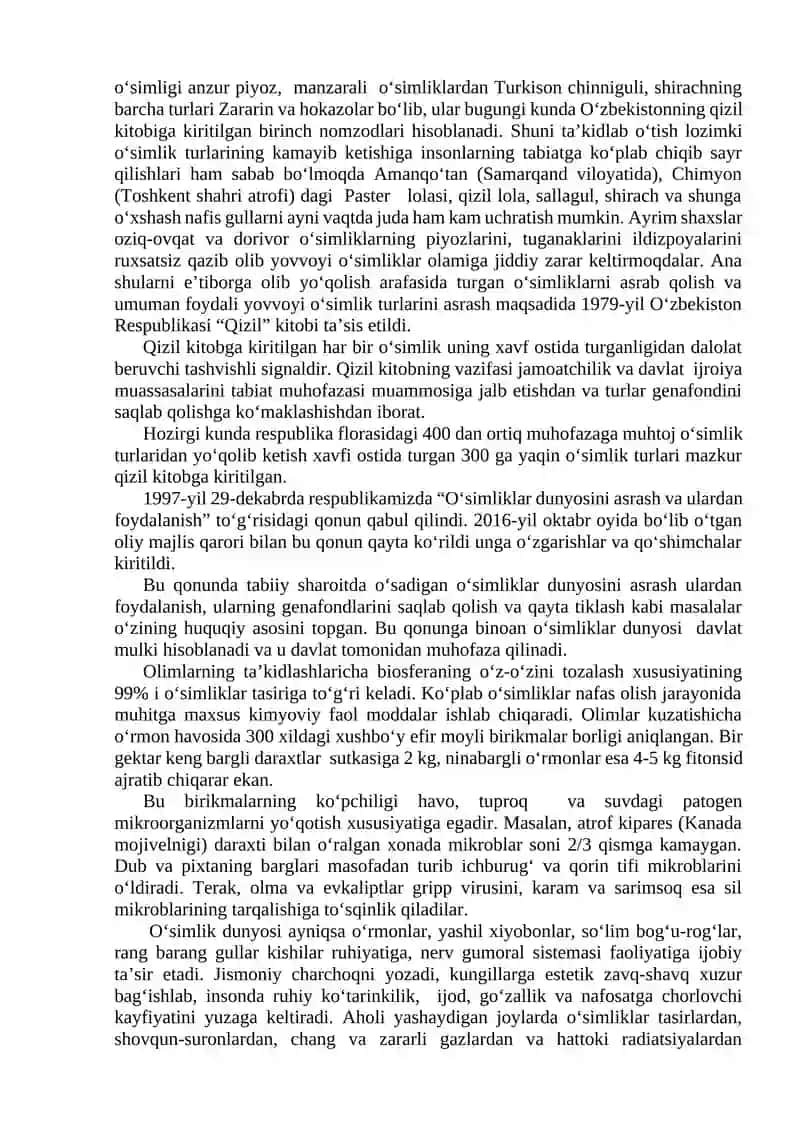 Iqlim o'zgarishining biologik xilma-xillikka ta'siri 2