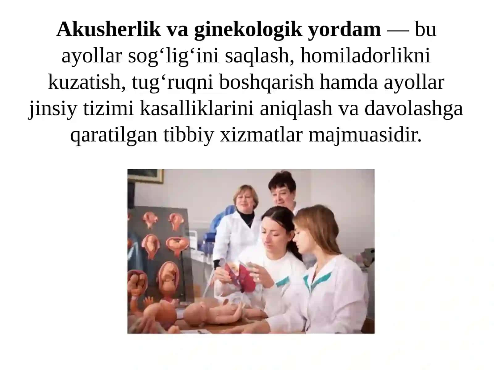 Akusherlikvaginekologikyordam 2