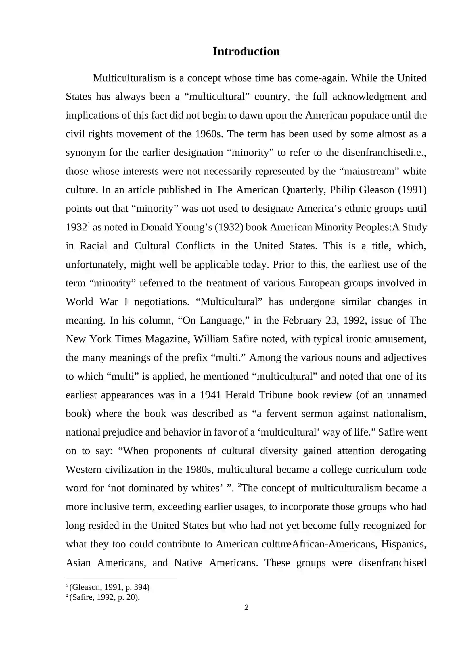 Multicultural Education 2