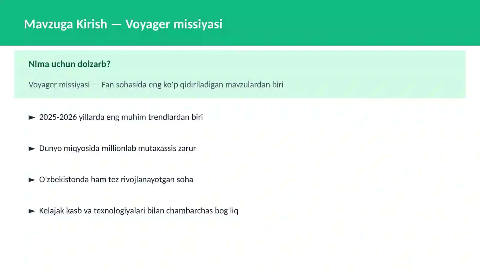 Voyager missiyasi 2