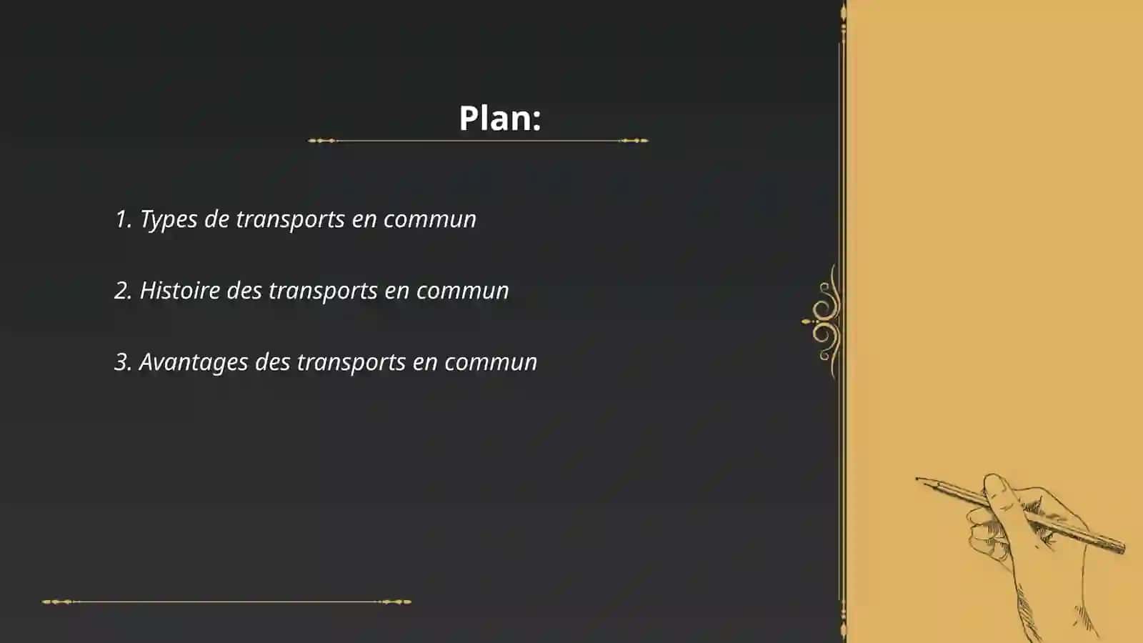 Les transports en commun 2