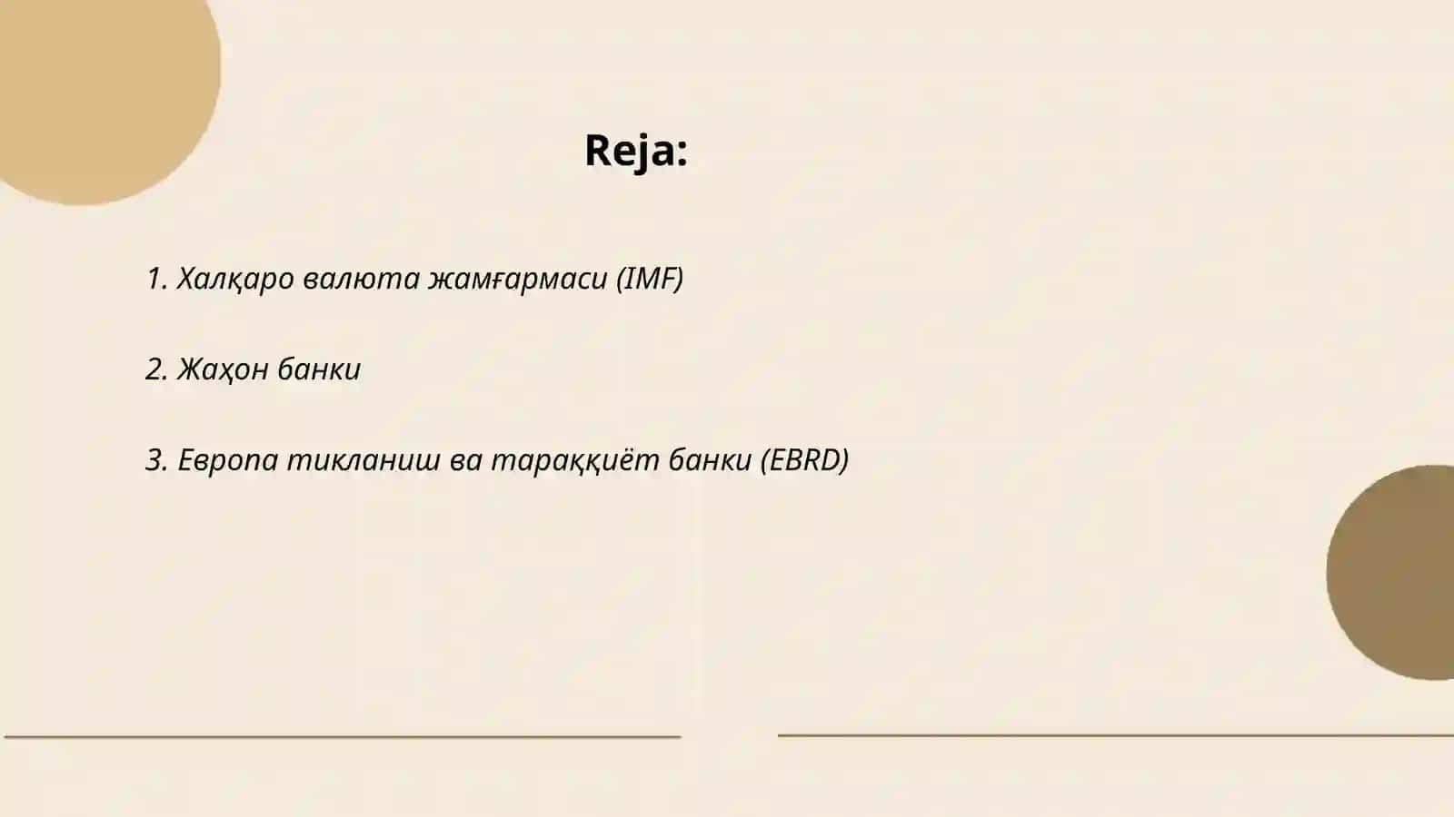 Халқаро Валюта Жамғармаси (IMF) 2