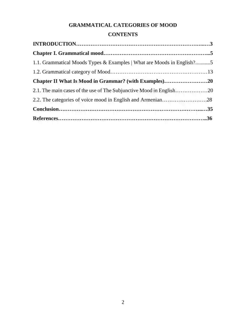 Categories of Voice Mood in English and Armenian 2