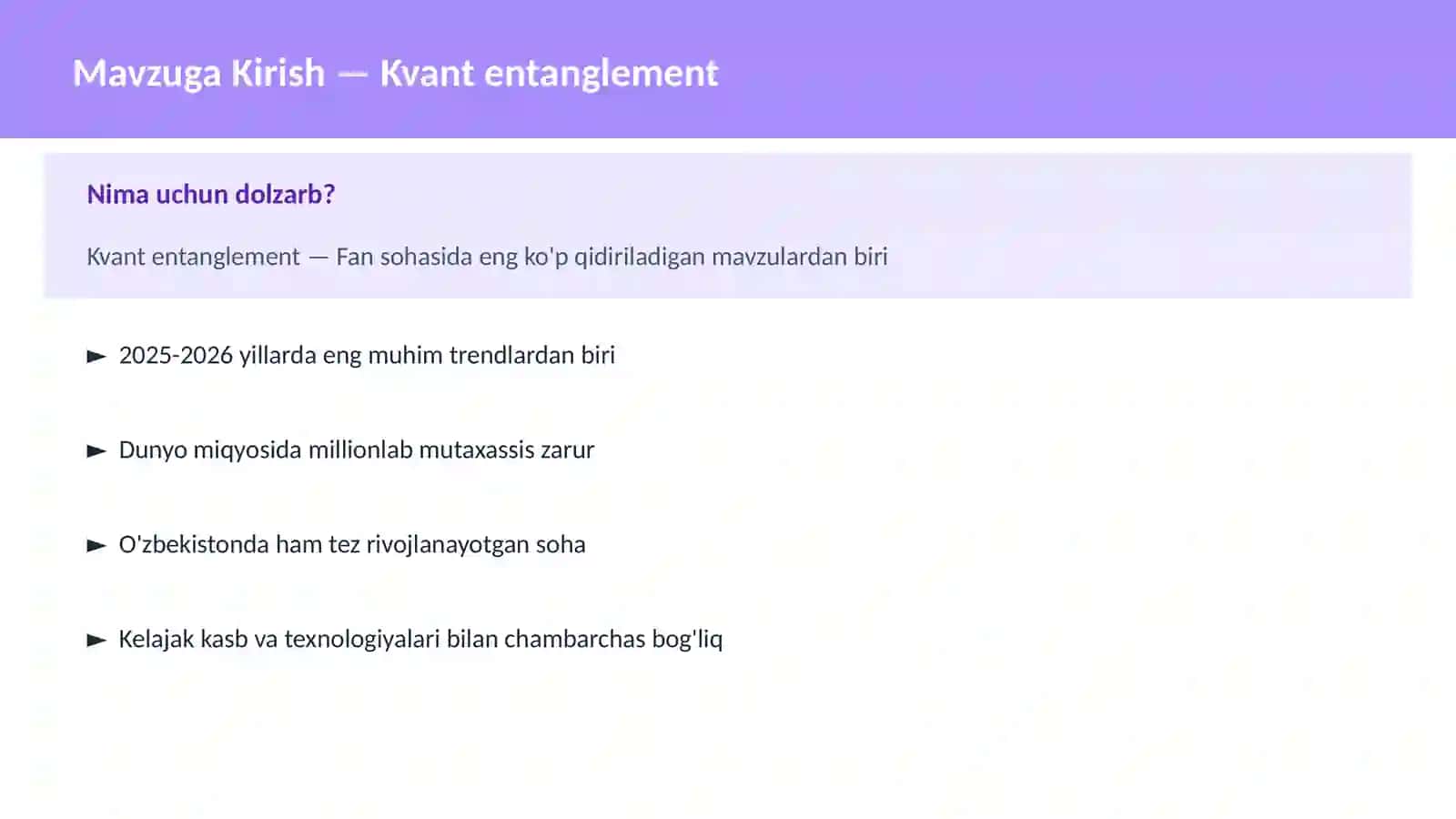 Kvant entanglement 2