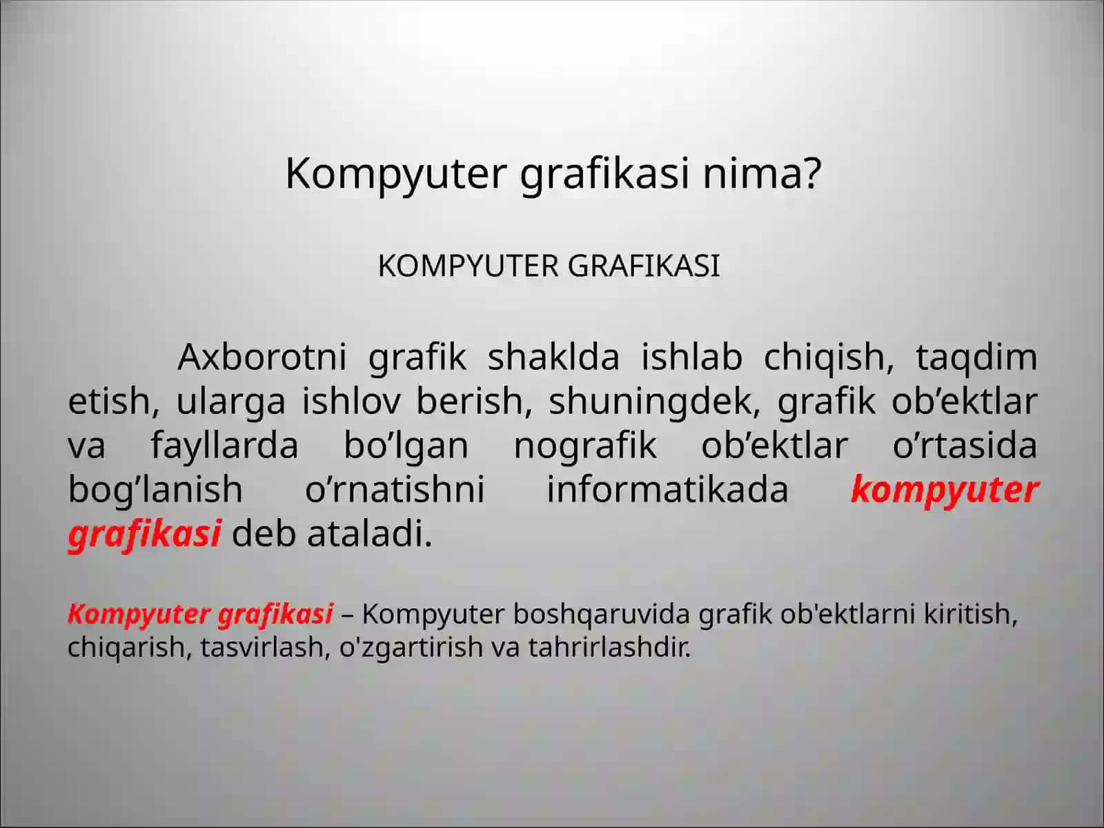 KOMPYUTER GRAFIKASI 2