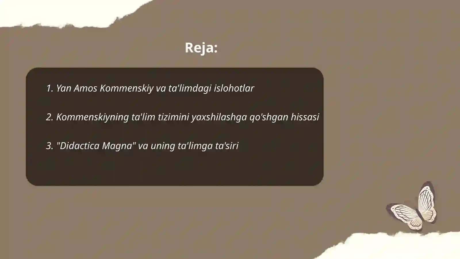 Yan Amos Kommenskiy va ta'limdagi islohotlar 2