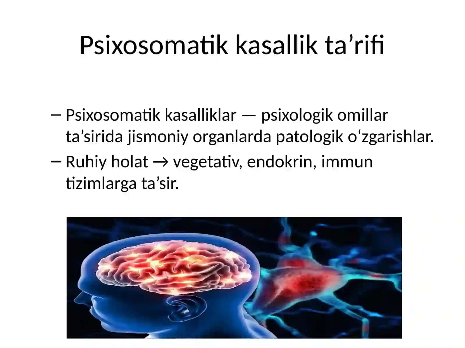 Psixosomatik kasalliklar 2