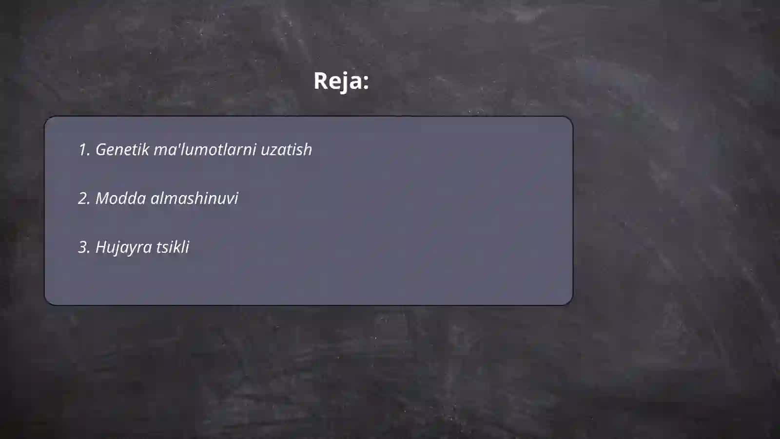 Odam organizmida oʻsish va rivojlanishning umumiy qonuniyatlari 2