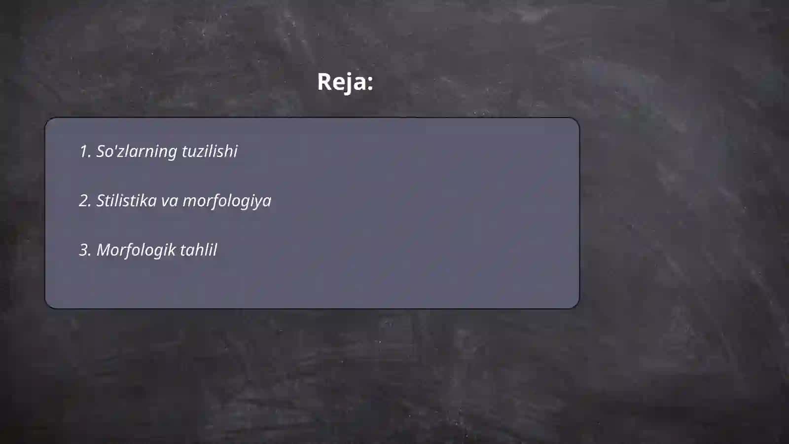 Morfologiya 2