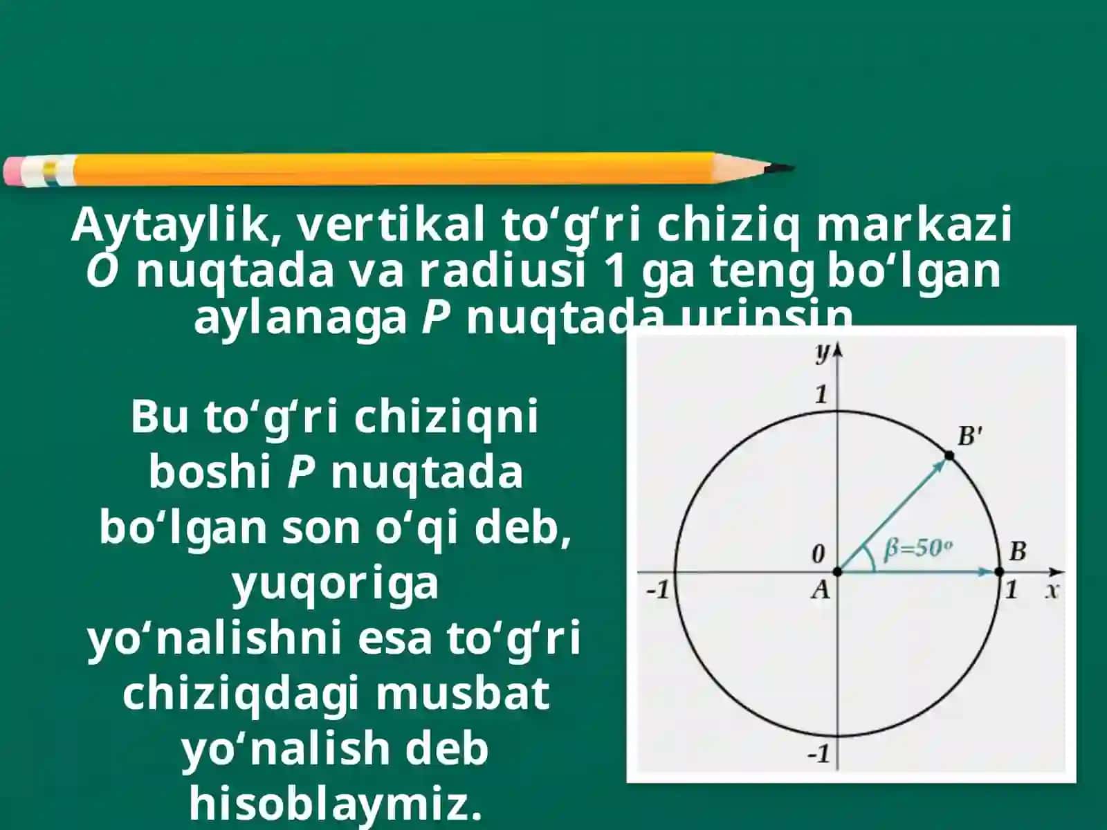 Burchakning radiano‘lchovi 2