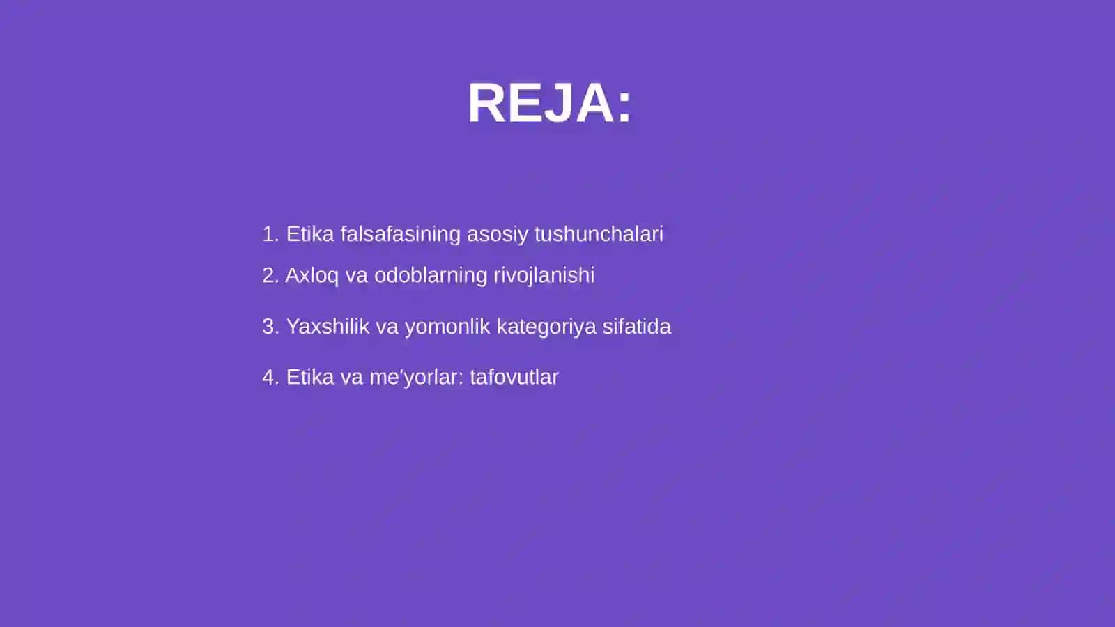 Etika falsafasi 2