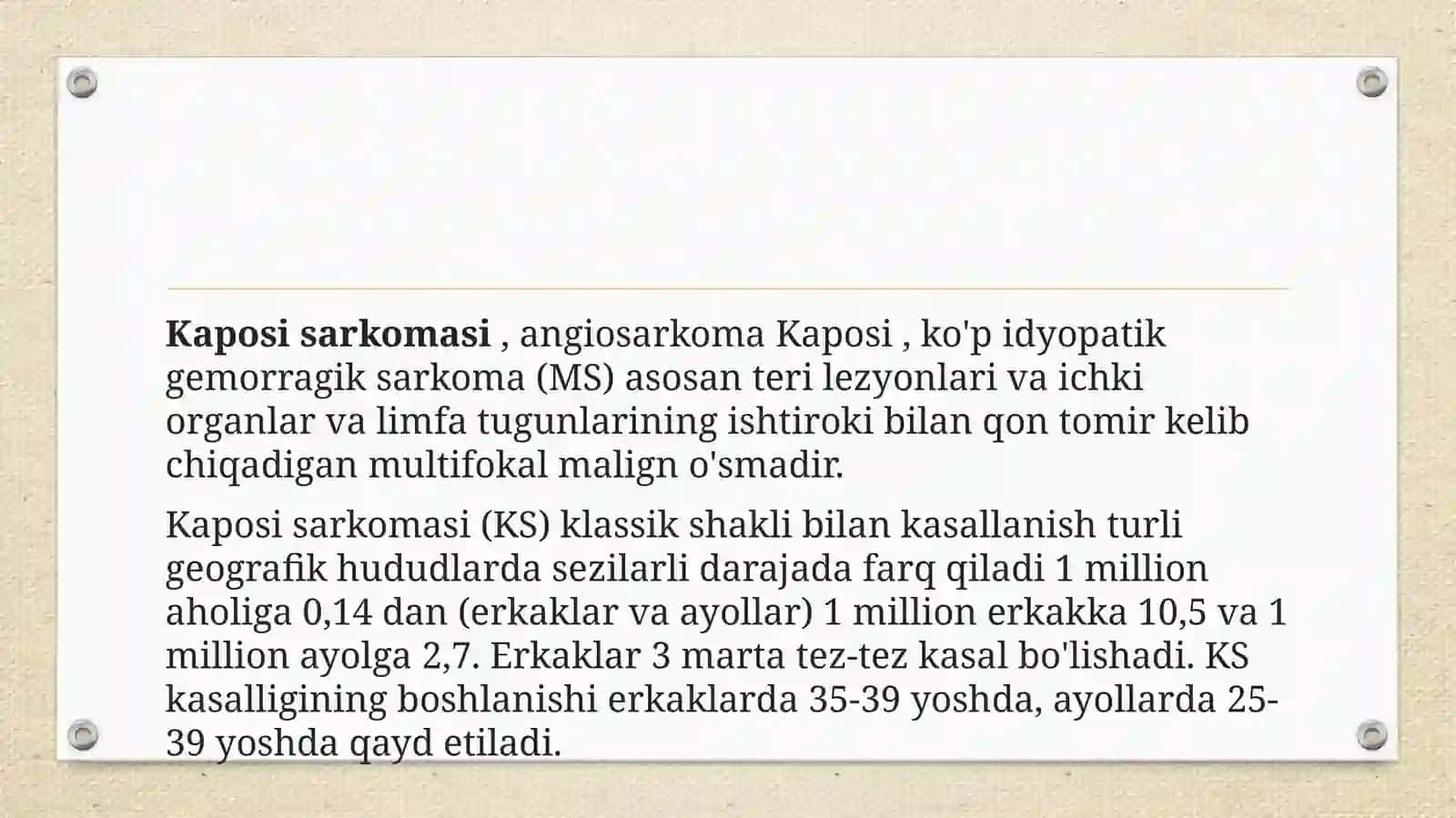 Kaposhiningsarkomasi.EkzemaKaposhi 2