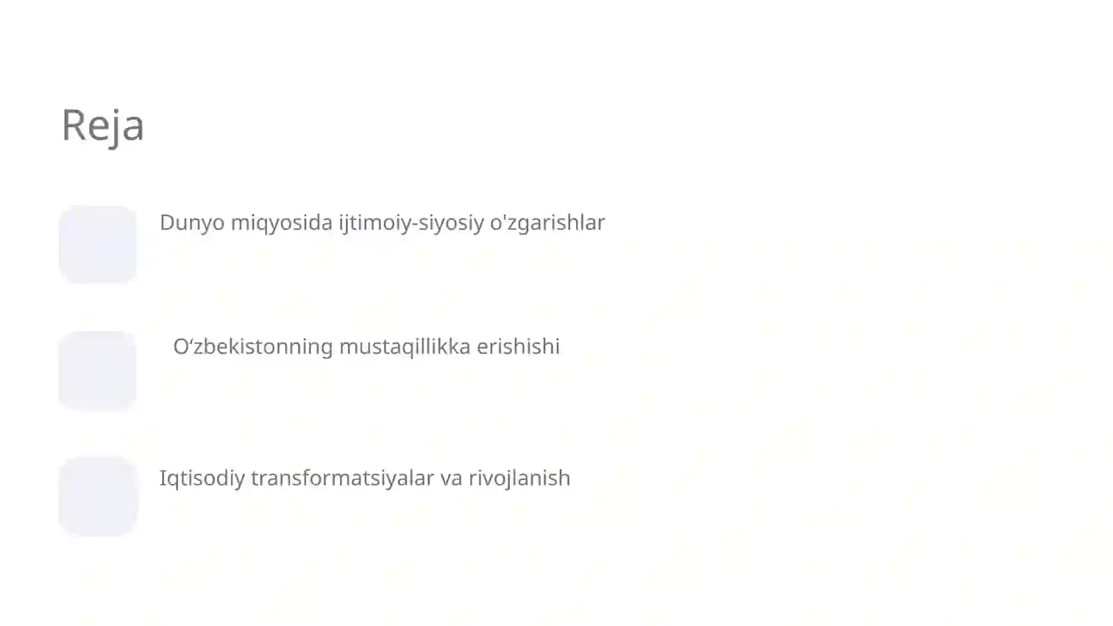 Dunyo miqyosida ijtimoiy-siyosiy o'zgarishlar 2