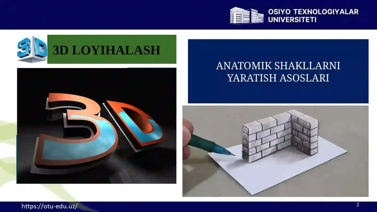 ANATOMIK SHAKLLARNI YARATISH ASOSLARI 2